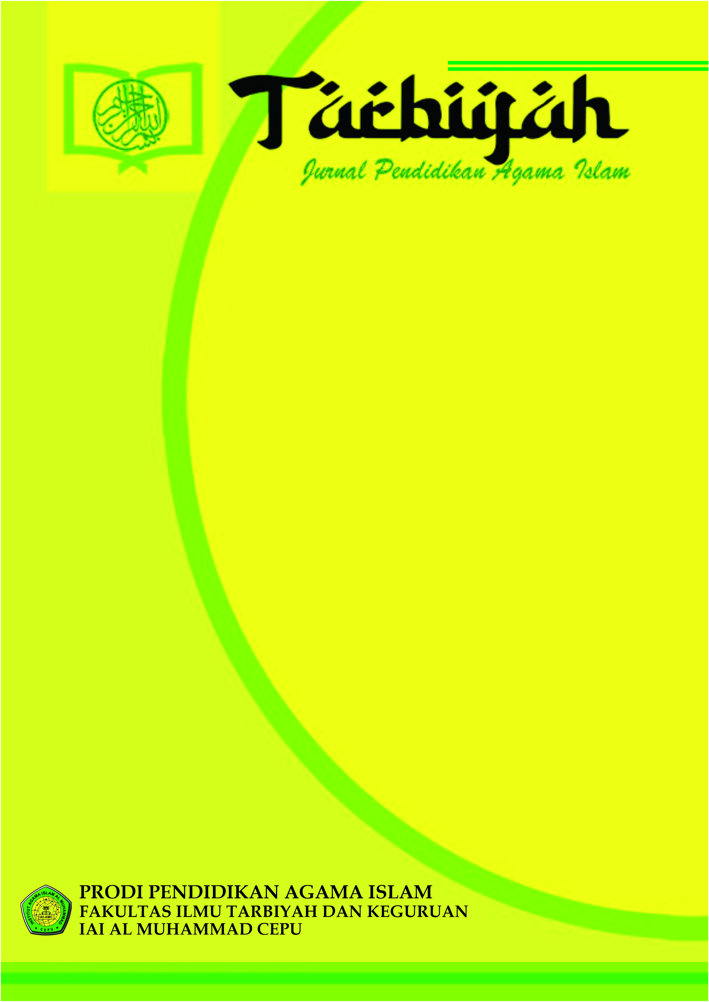 					View Vol. 6 No. 2 (2025): TARBIYAH: Jurnal Pendidikan Agama Islam
				